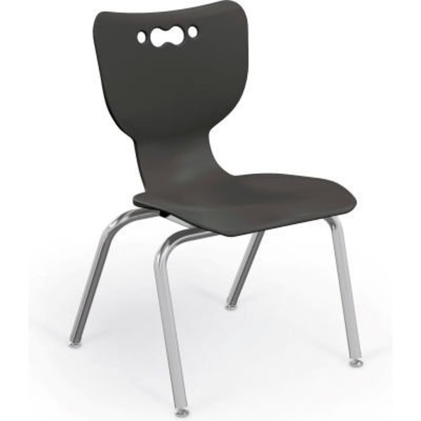 Mooreco BaltÂ Hierarchy 14" Plastic Classroom Chair - Set of 5 - Black 53314-5-BLACK